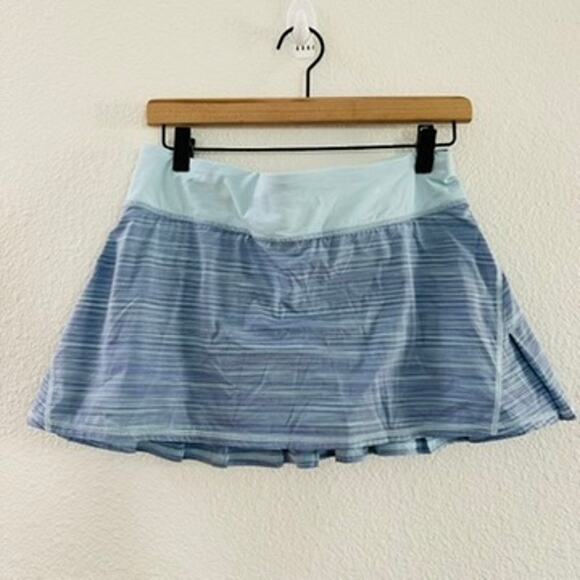 Lululemon Run Pace Setter Skirt Skort Blue Size 6 - Picture 1 of 4